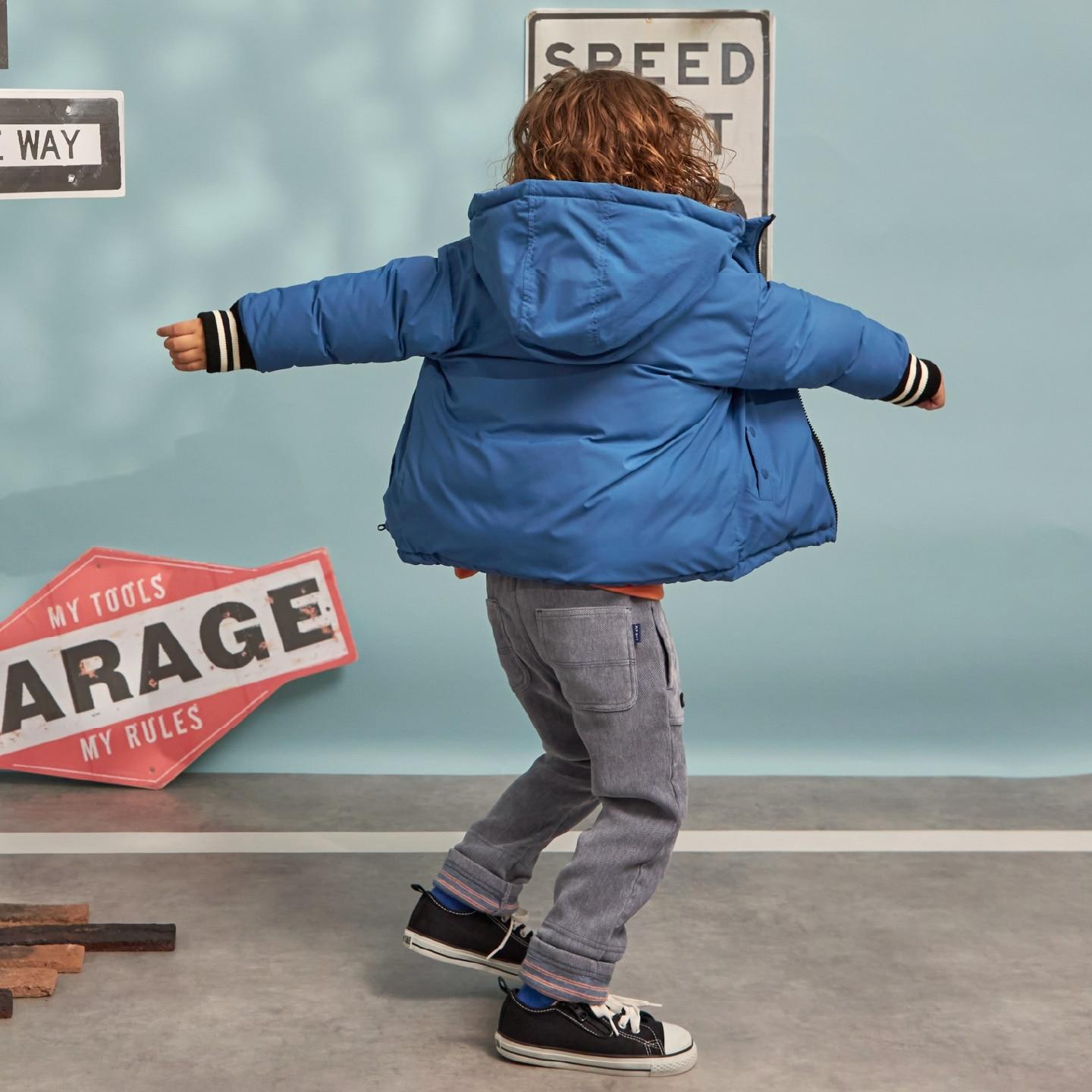 レアテック中綿夾克（袖口條紋羅紋）