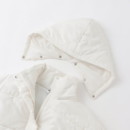 【milky coast】袖部蝴蝶結加棉短外套