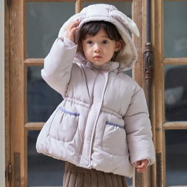 毛絨兔子中棉夾克