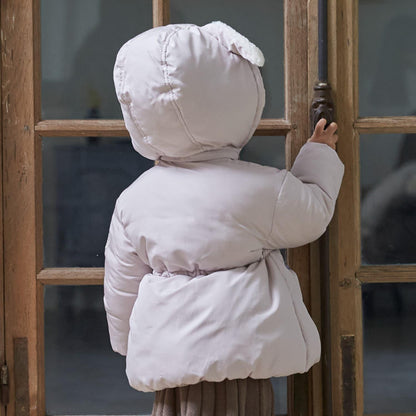 毛絨兔子中棉夾克