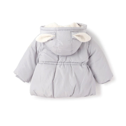 毛絨兔子中棉夾克