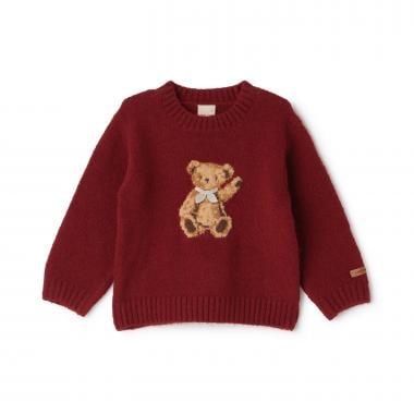 【柔軟蓬鬆】熊熊針織套頭衫