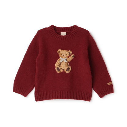 【柔軟蓬鬆】熊熊針織套頭衫