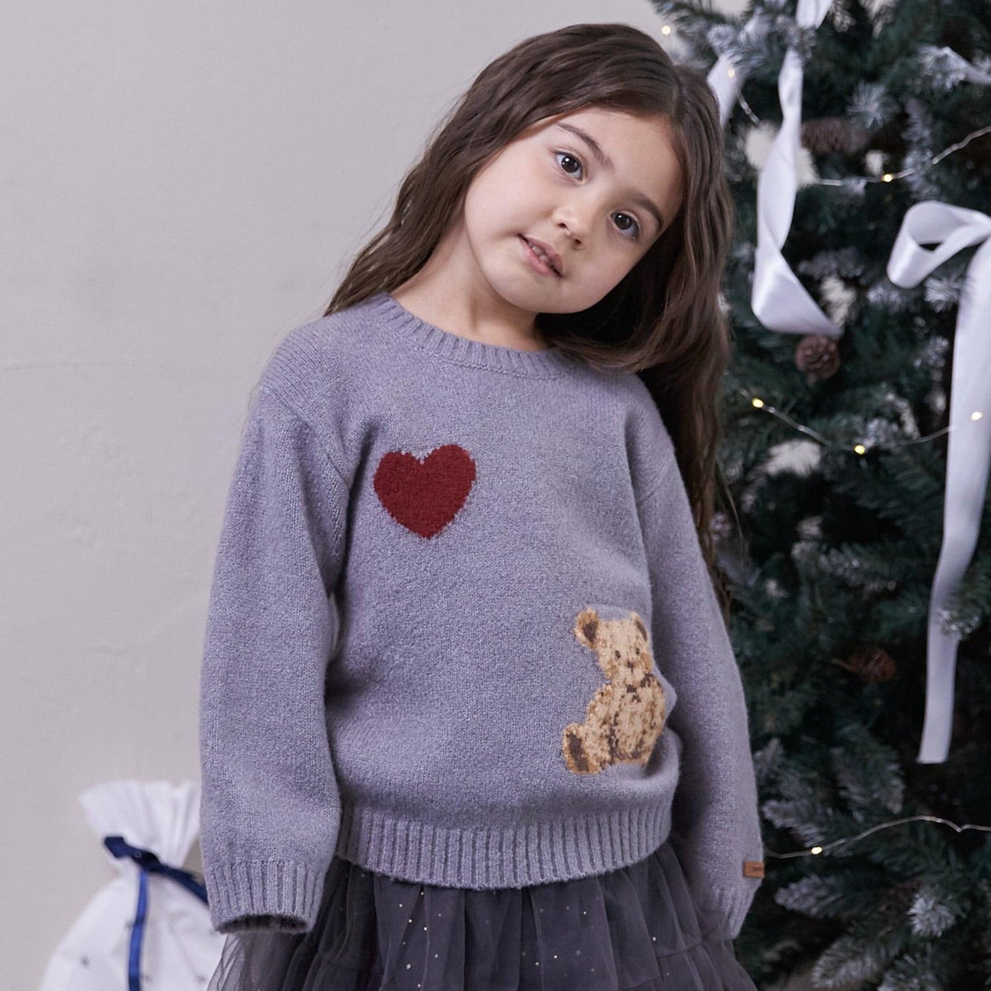 【柔軟蓬鬆】熊熊針織套頭衫