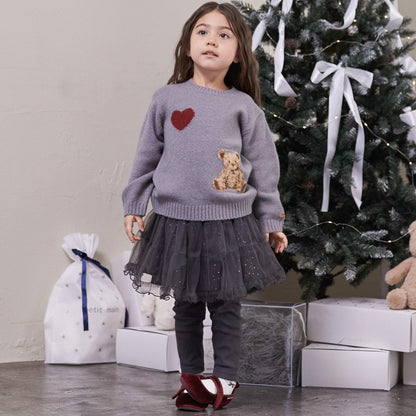 【柔軟蓬鬆】熊熊針織套頭衫