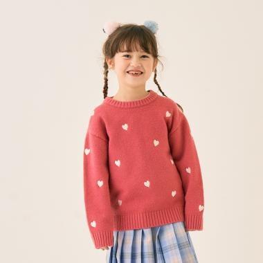 愛心刺繡針織衫