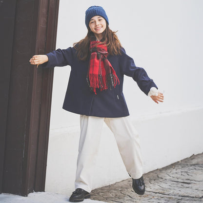 【130cm可選】【3WAY】可拆卸內膽單排扣大衣