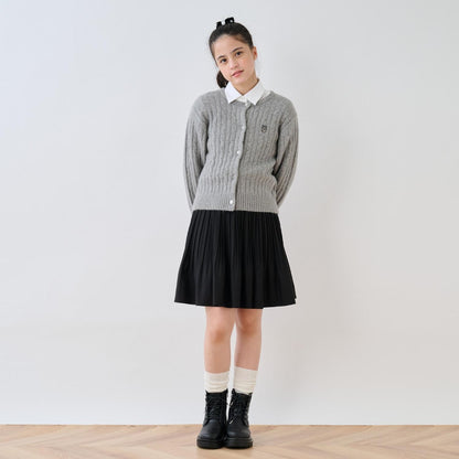 多扣開衫+襯衫套裝