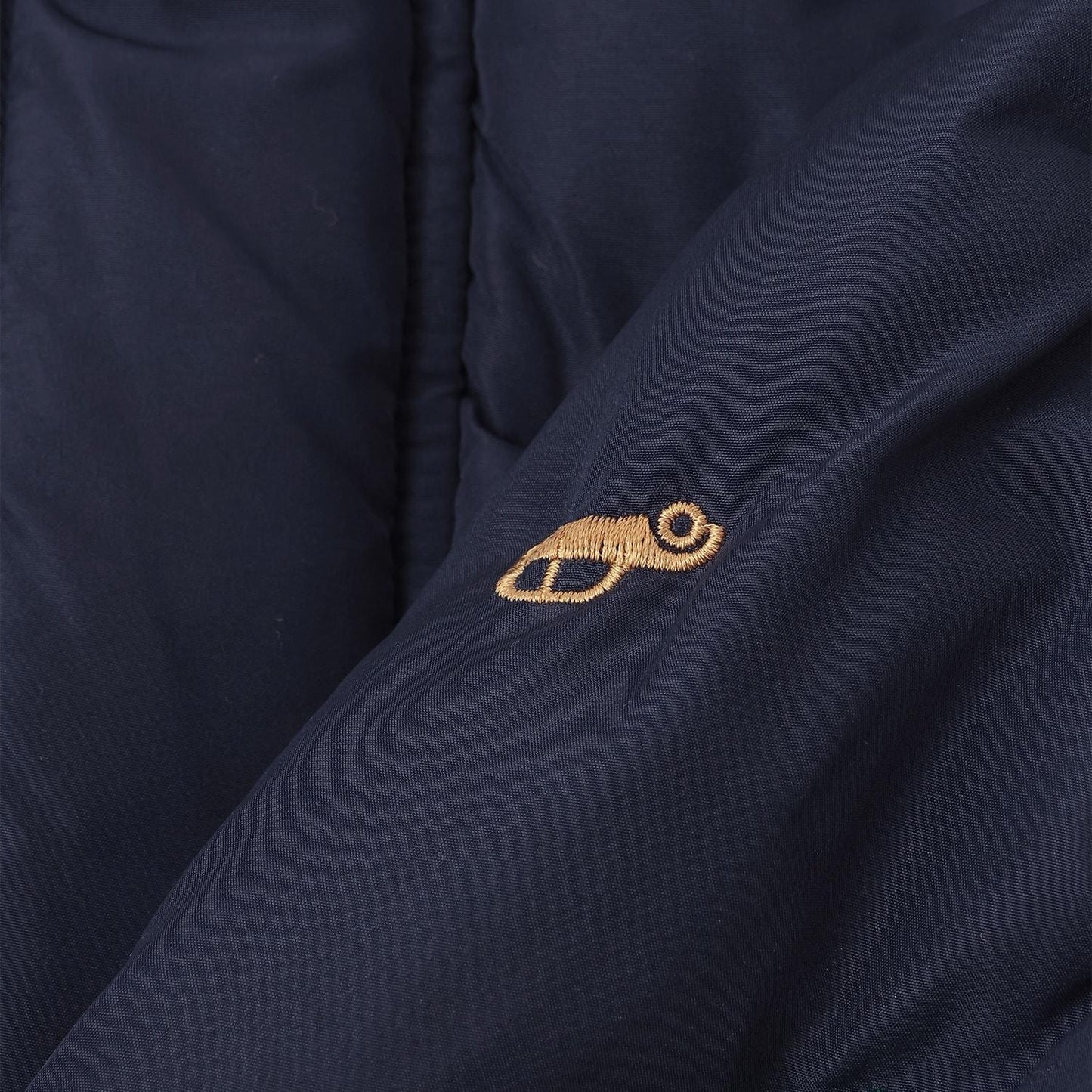 拼接刺繡加棉夾克