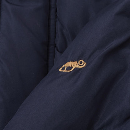 拼接刺繡加棉夾克