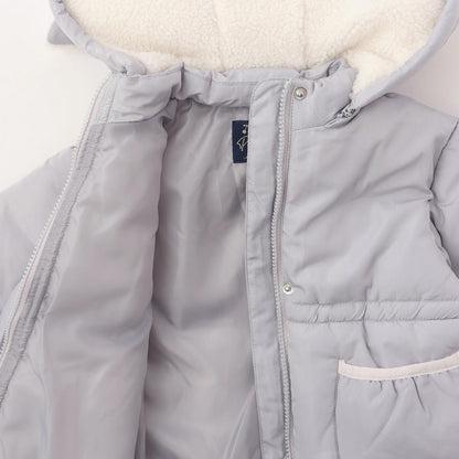 毛絨兔子中棉夾克