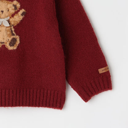 【柔軟蓬鬆】熊熊針織套頭衫