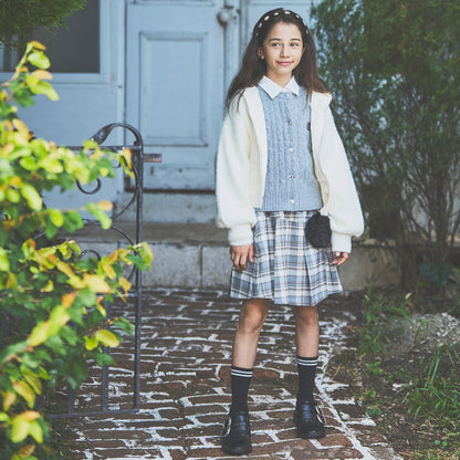 多扣開衫+襯衫套裝