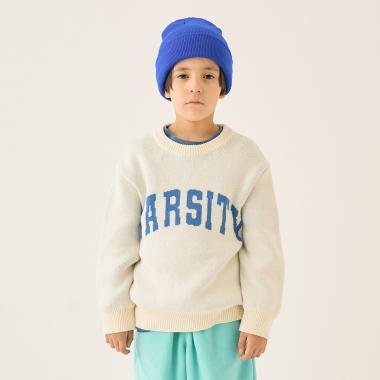 【可機洗】標誌針織衫