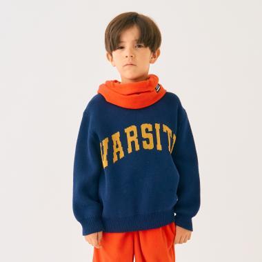 【可機洗】標誌針織衫