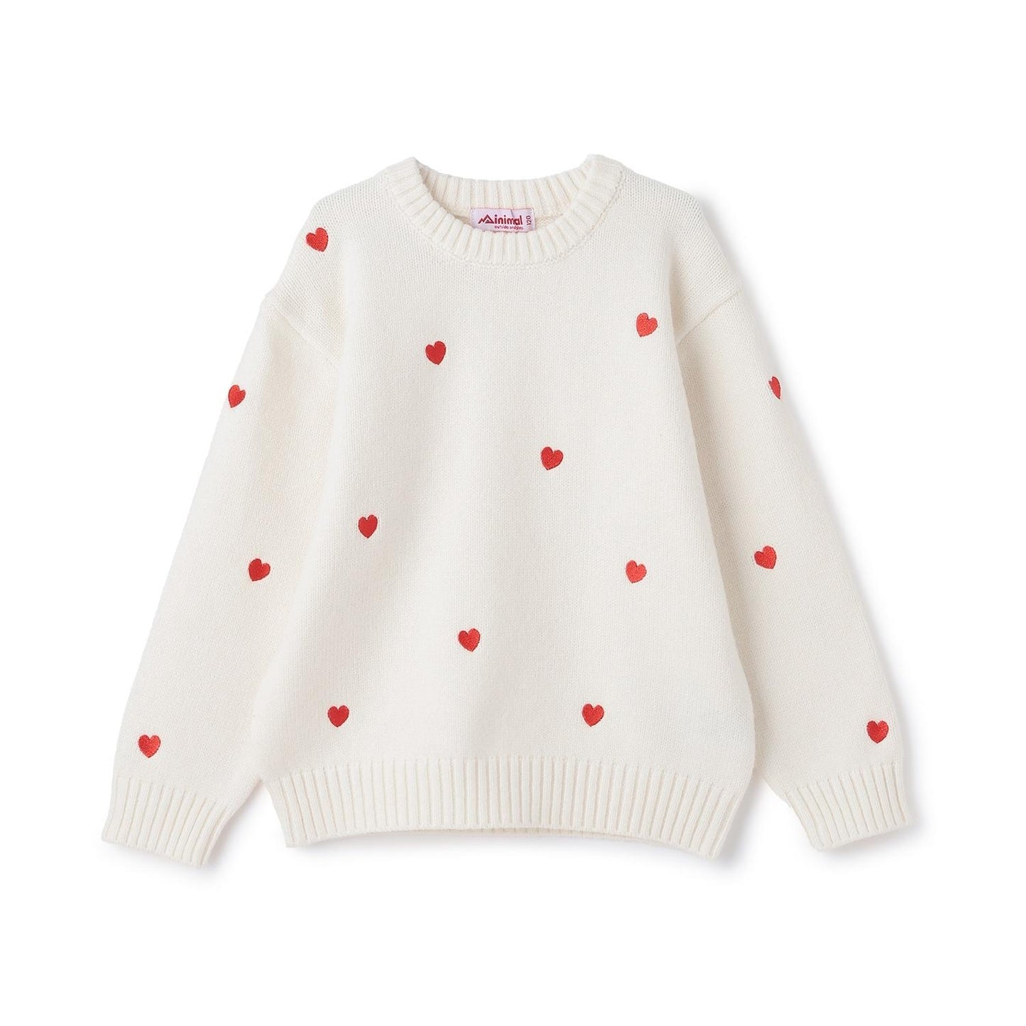 愛心刺繡針織衫