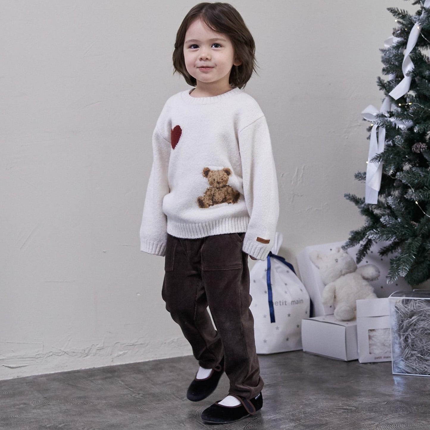 【柔軟蓬鬆】熊熊針織套頭衫