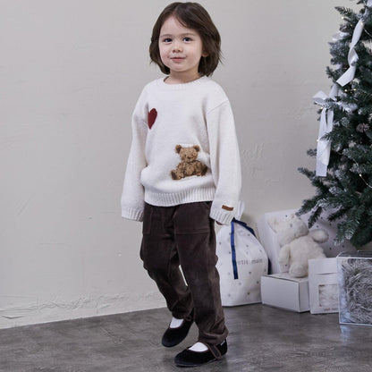 【柔軟蓬鬆】熊熊針織套頭衫