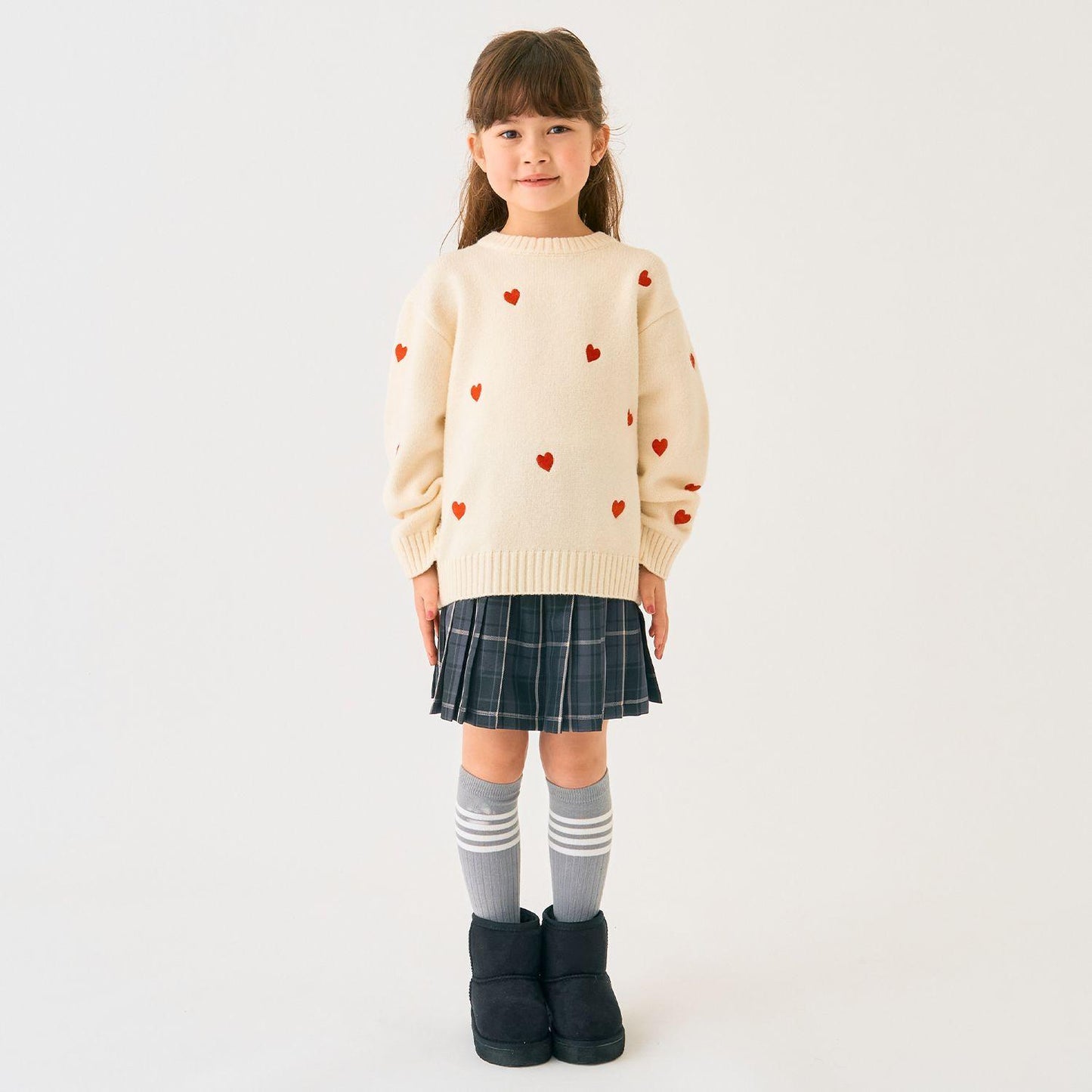 愛心刺繡針織衫