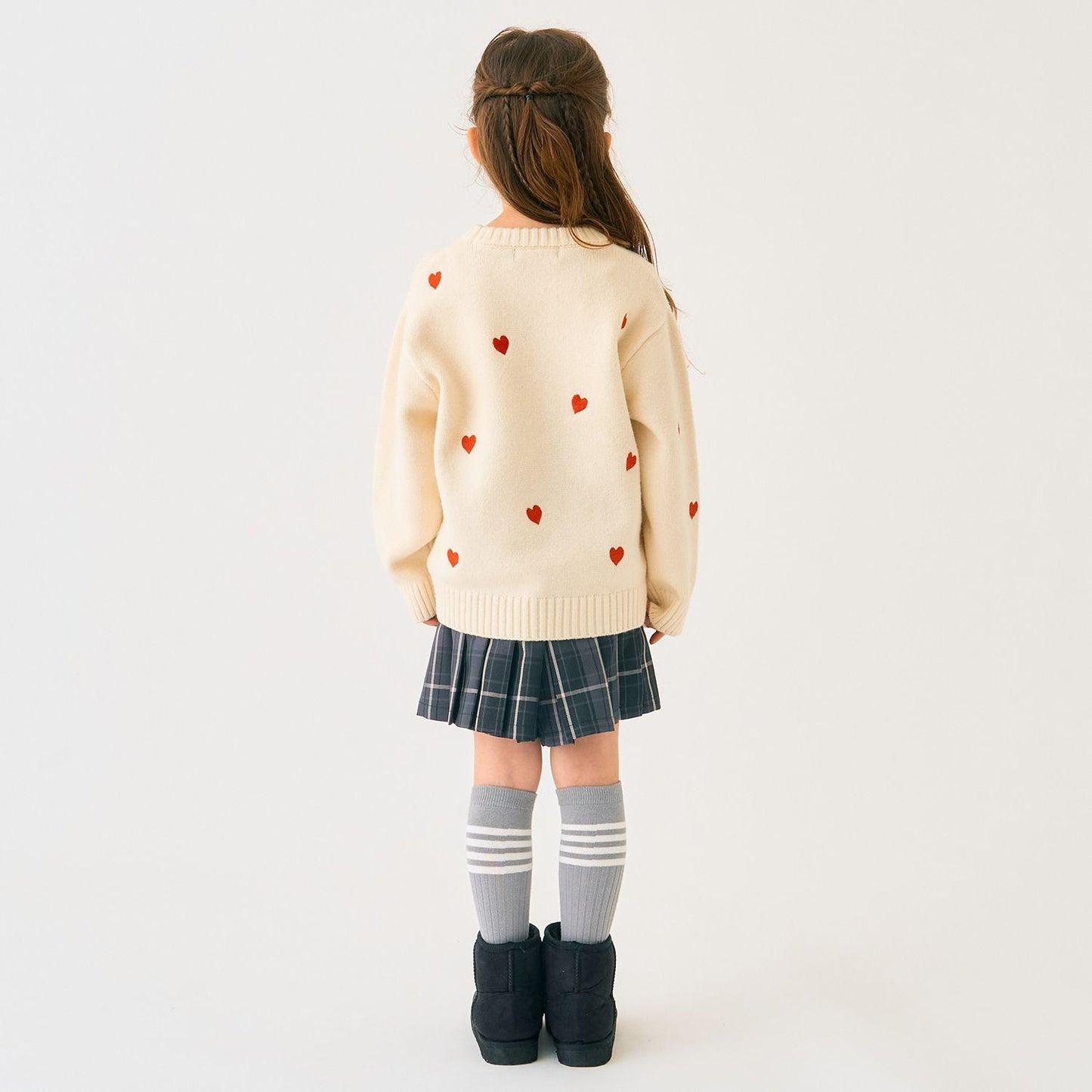 愛心刺繡針織衫