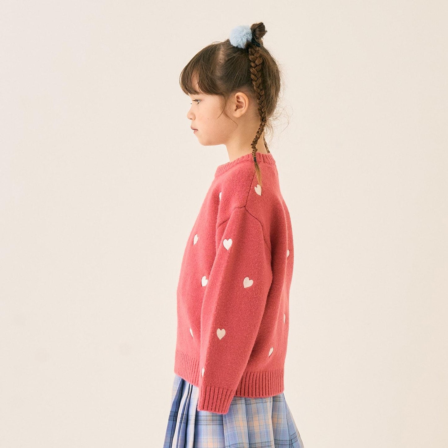 愛心刺繡針織衫