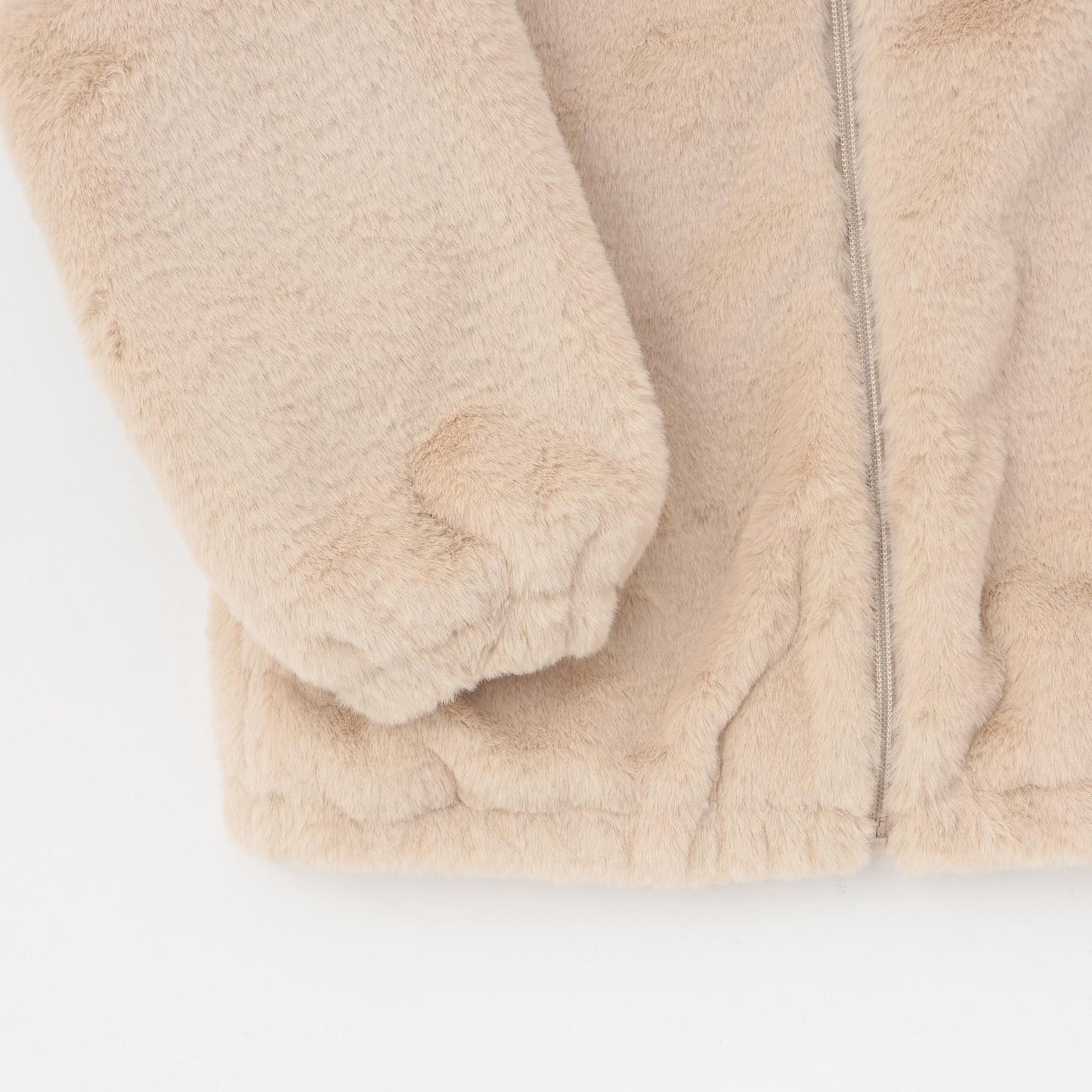 仿皮草飛行夾克