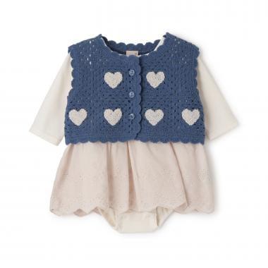 【リンク】鉤針背心連體衣