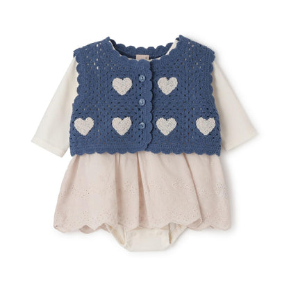 【リンク】鉤針背心連體衣