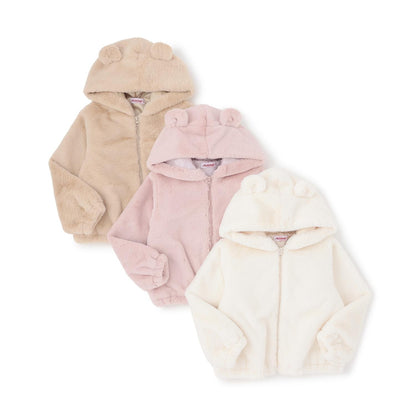 仿皮草飛行夾克