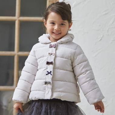 加棉蝴蝶結夾克