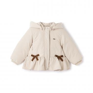 荷葉邊羽絨夾克