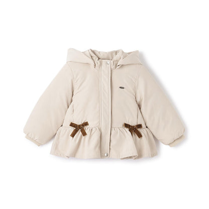 荷葉邊羽絨夾克