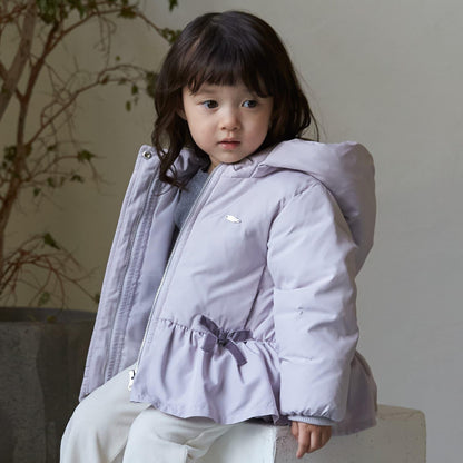 荷葉邊羽絨夾克