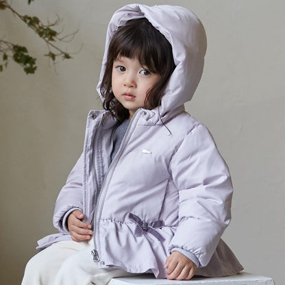 荷葉邊羽絨夾克