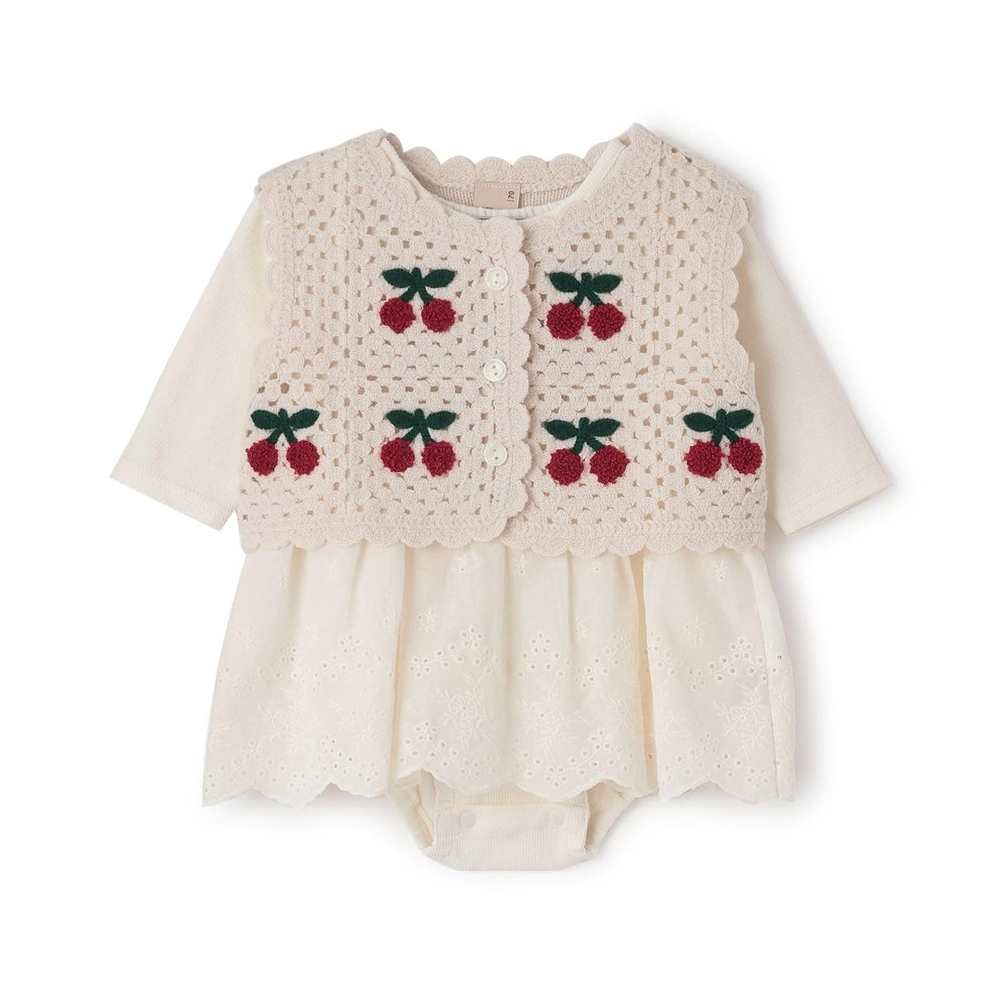 【リンク】鉤針背心連體衣