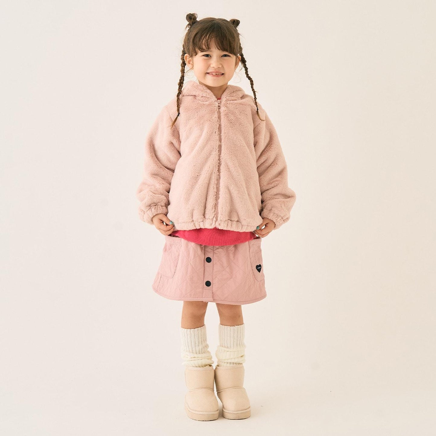 仿皮草飛行夾克