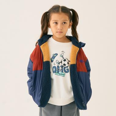 雙面配色羊羔絨外套