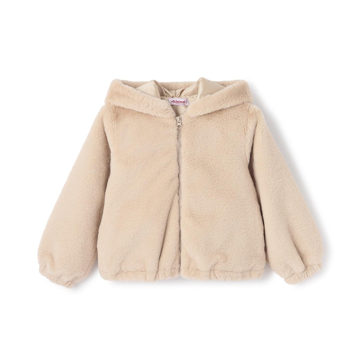 仿皮草飛行夾克