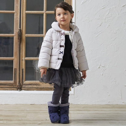 加棉蝴蝶結夾克