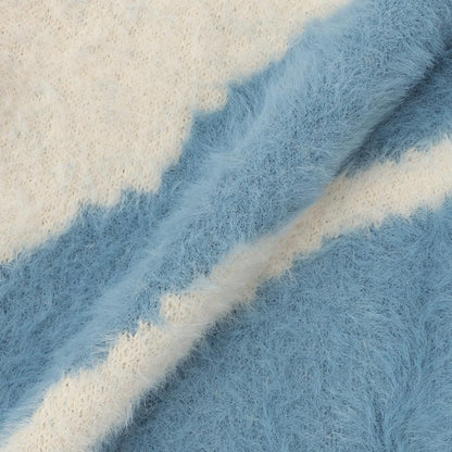 【リンク】長絨針織圖案開衫