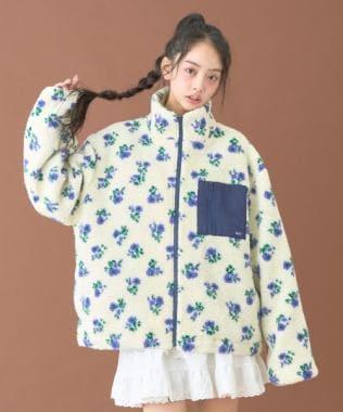 拼接羊羔絨夾克【韓國時尚】