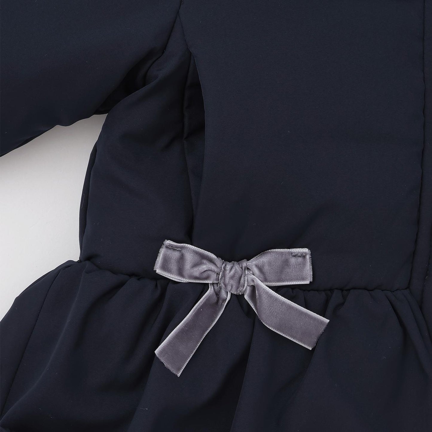 荷葉邊羽絨夾克