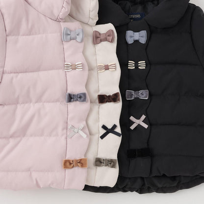 加棉蝴蝶結夾克