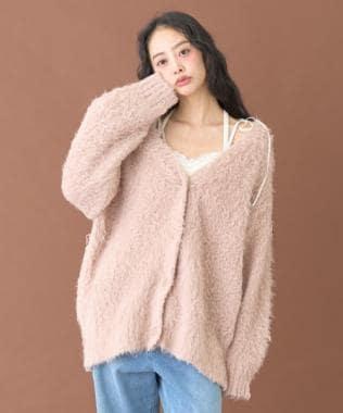 起毛針織開衫【韓國時尚】