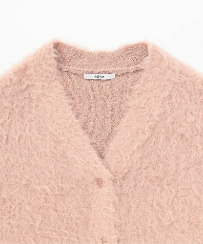 起毛針織開衫【韓國時尚】