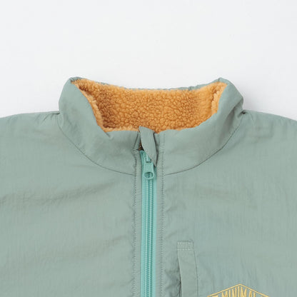 雙面配色羊羔絨外套