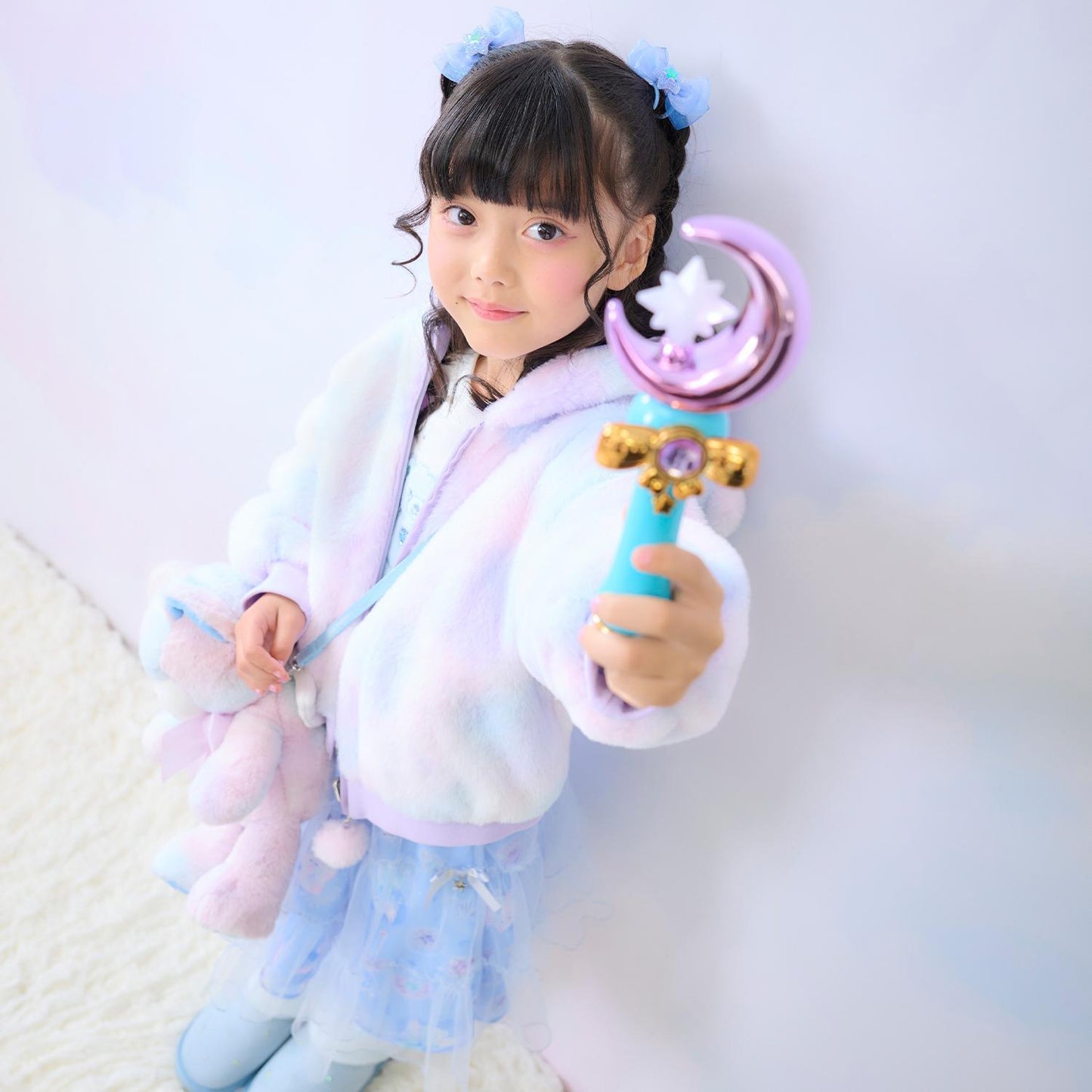 可雙面穿仿皮草短夾克