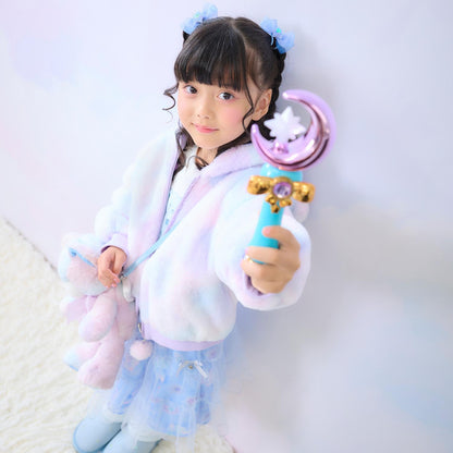 可雙面穿仿皮草短夾克