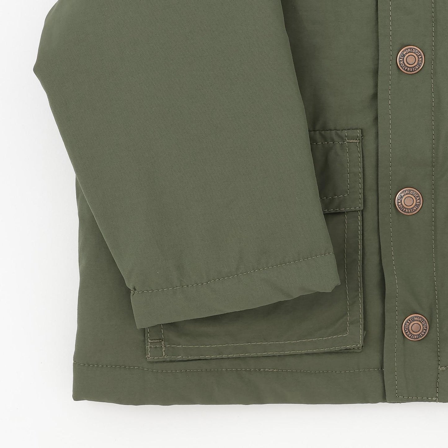 狼刺繡狩獵夾克