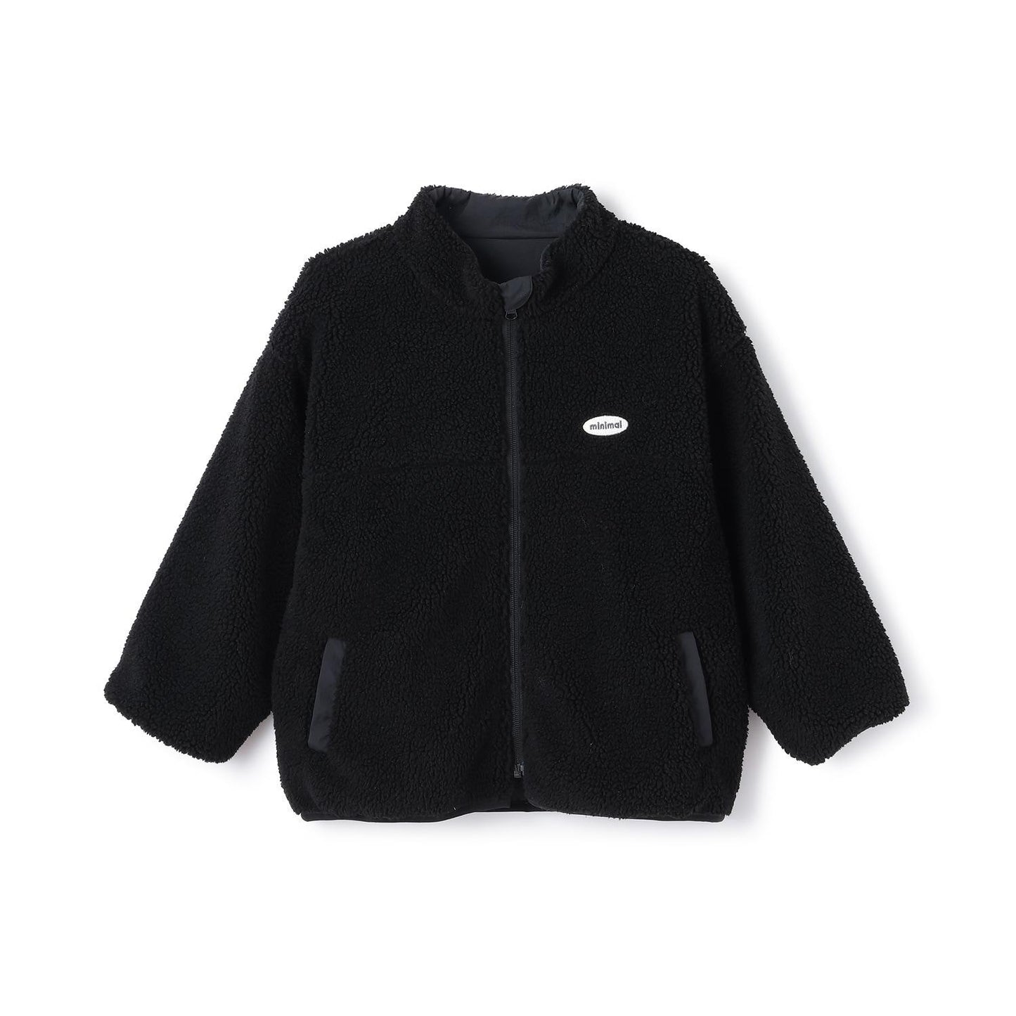 雙面配色羊羔絨外套